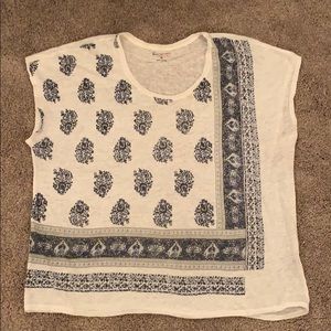 Linen cap sleeve top from Two by Vince Camuto